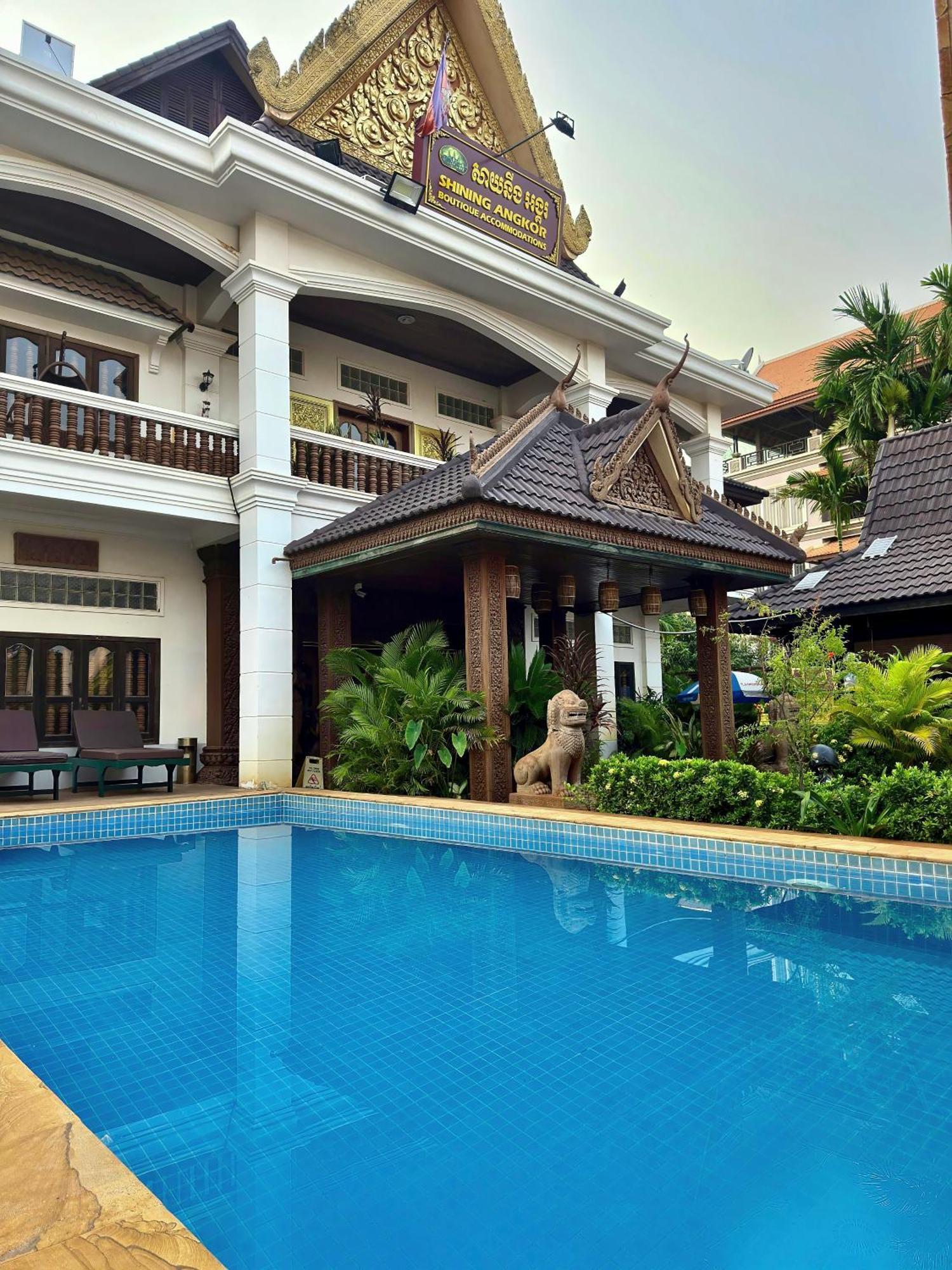 Shining Angkor Boutique Hotel Siem Reap Exterior foto